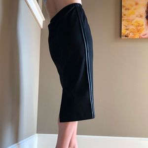 Italian stretch wool pencil skirt